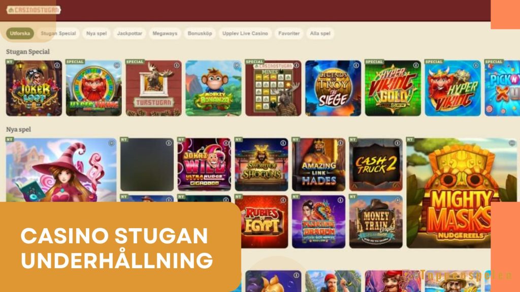 Casino Stugan Underhållning